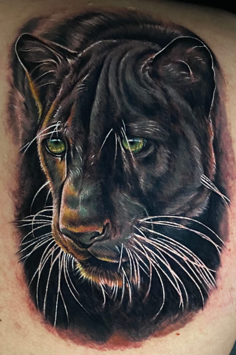 Tatuaje de Pantera Negra