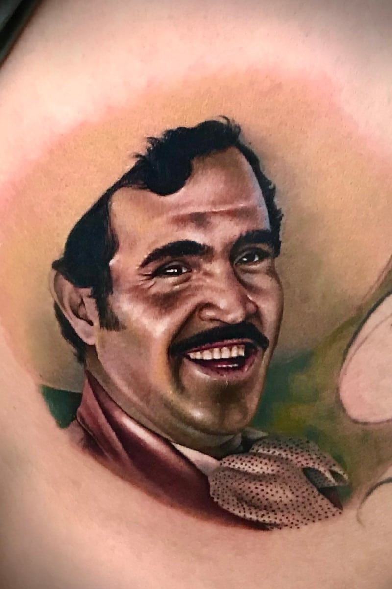 Tatuaje de Vicente Fernández