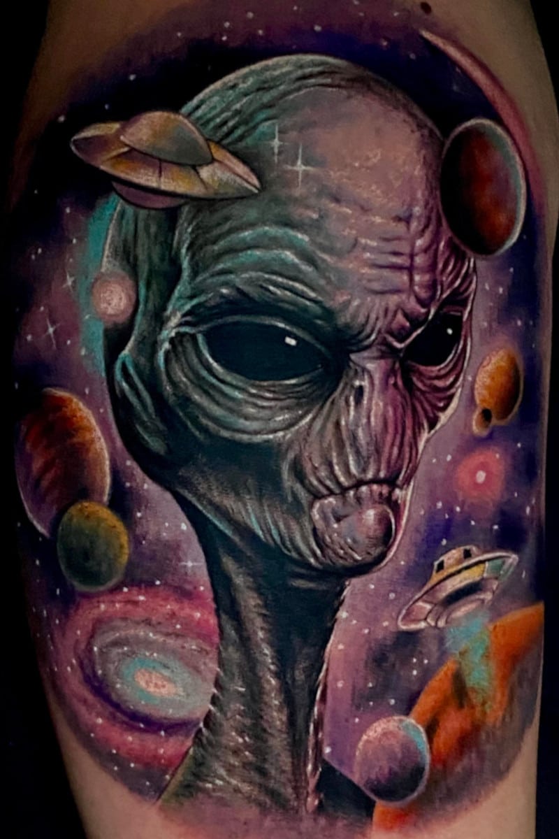 Tatuaje de Marciano Cosmico