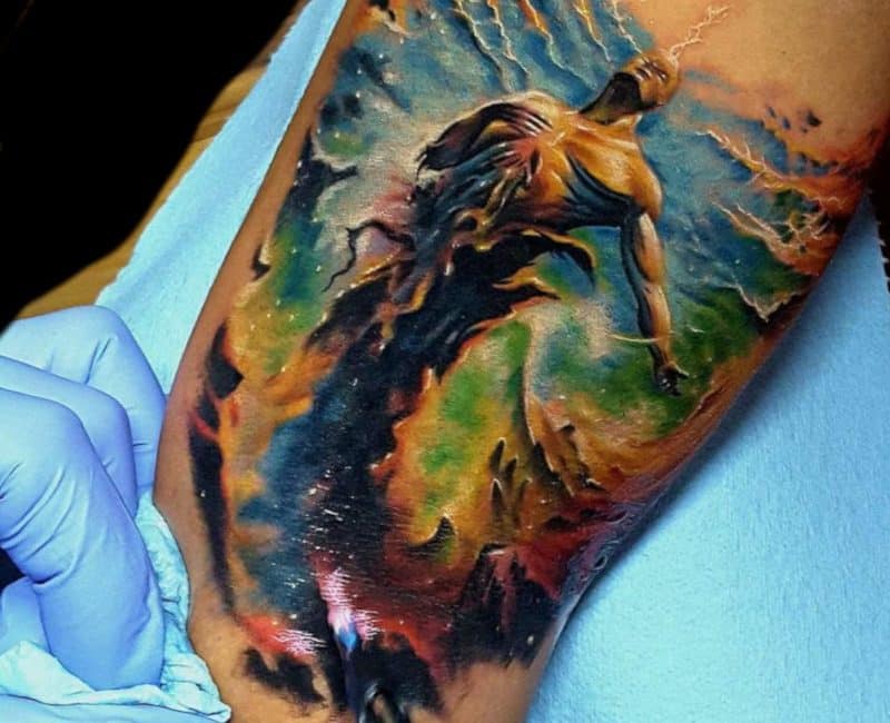 Tatuaje Hombre Energía