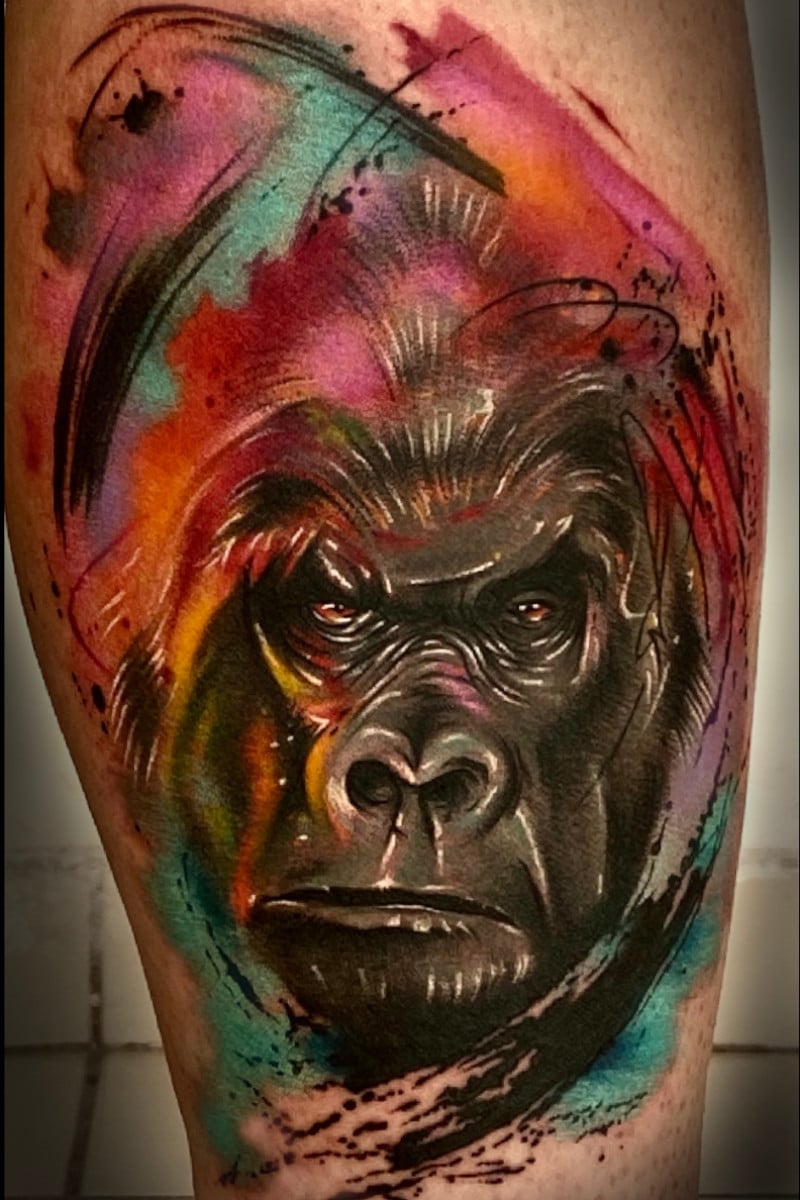 Tatuaje KONG