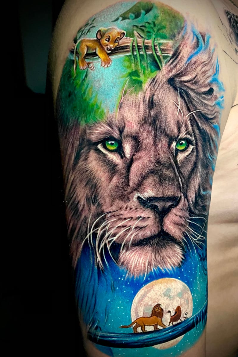 Tatuaje del Rey León