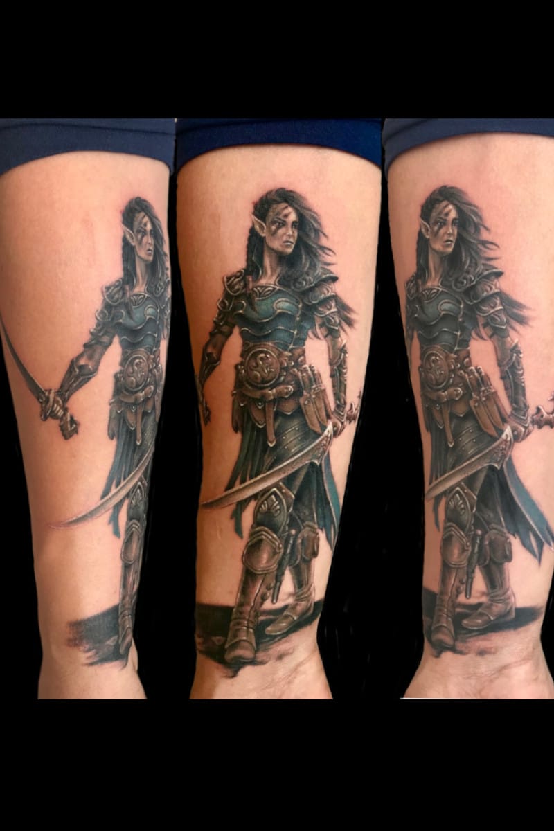 Tatuaje Mujer Guerrera