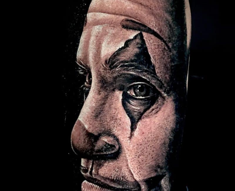 Tatuaje El Joker Payaso