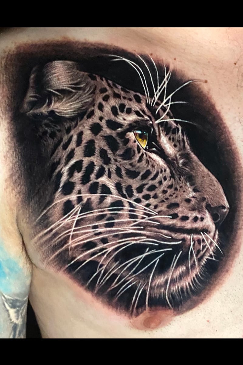 Tatuaje de un Jaguar