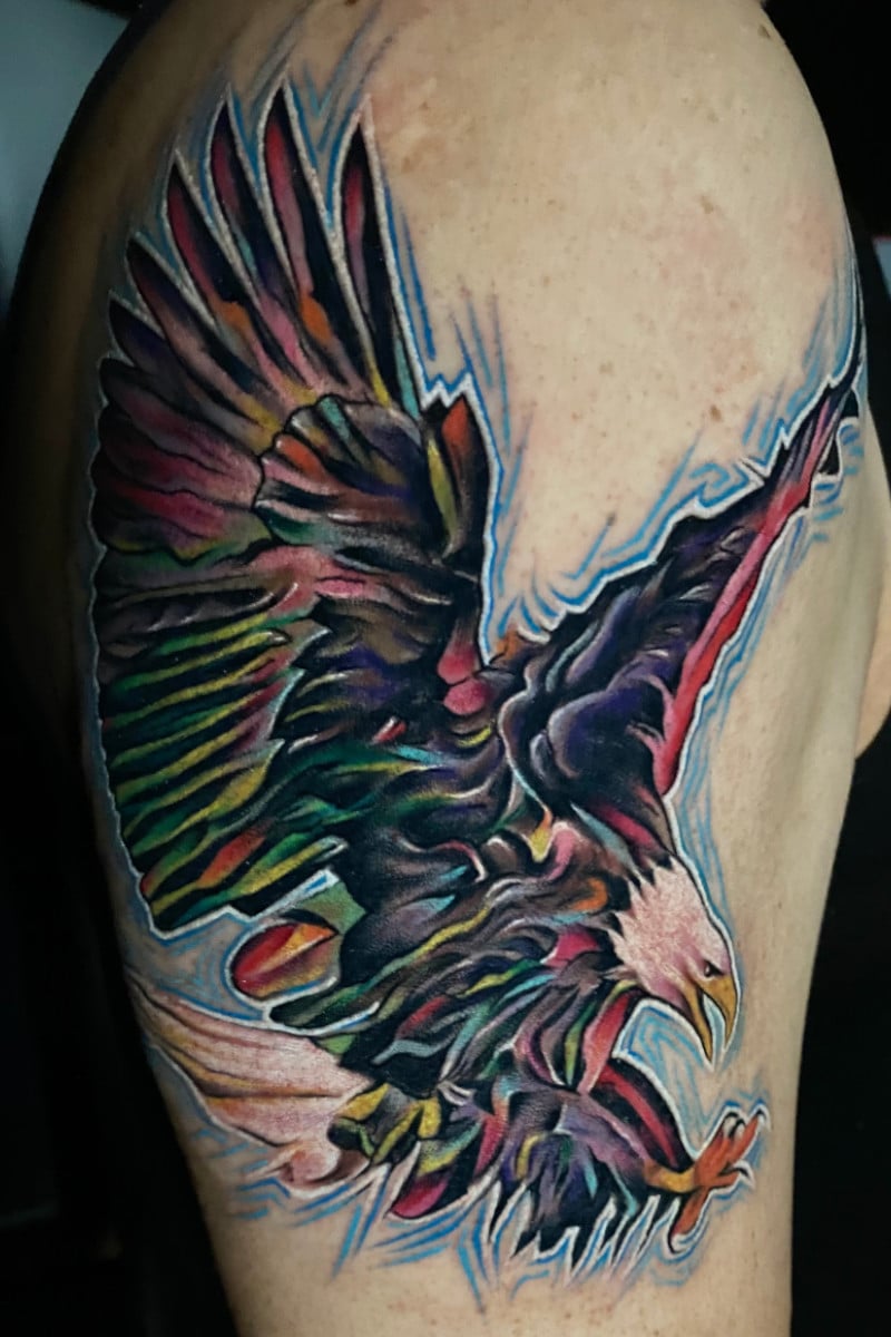 Tatuaje Águila Galáctica