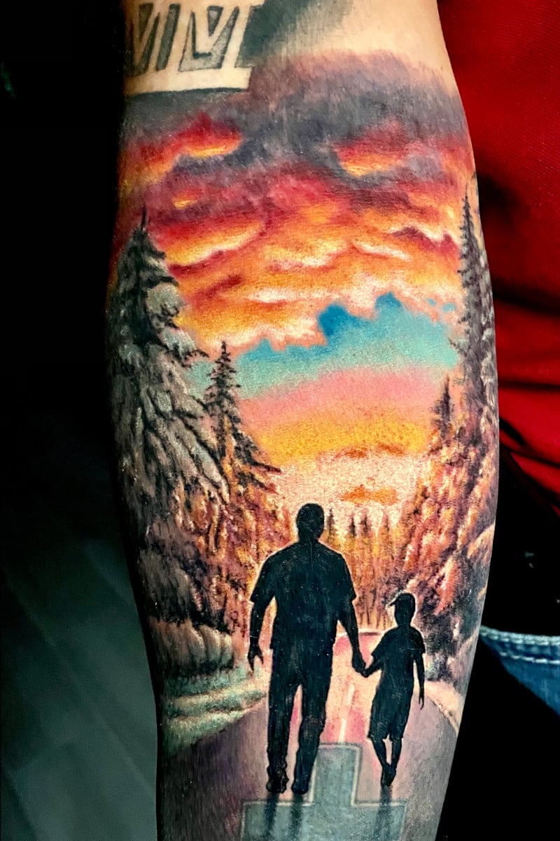 Tatuaje Padre e Hijo