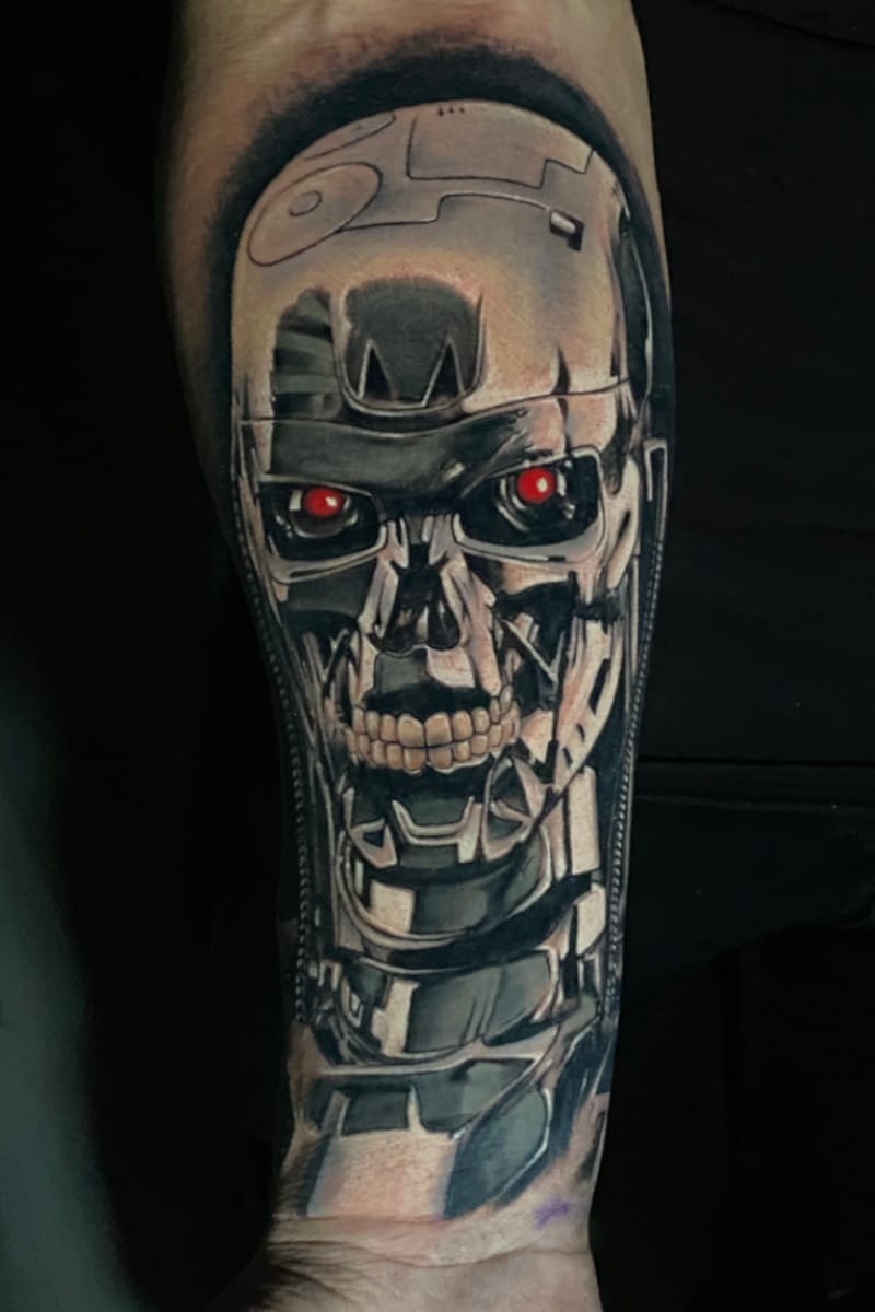 Tatuaje Robot Terminator